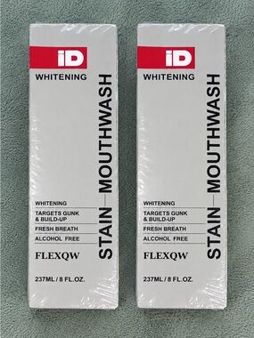 Hismile Whitening Stain-Mouthwash - White (237ml) - 2 bottles